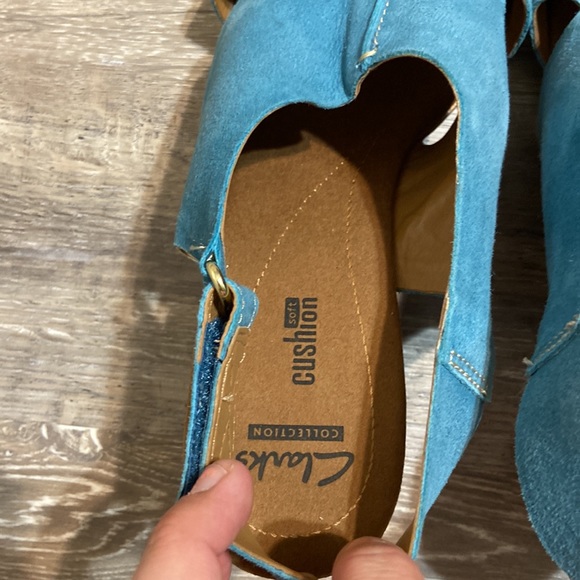 39. Clarks Helio Float Wedge Sandals - Picture 7 of 10